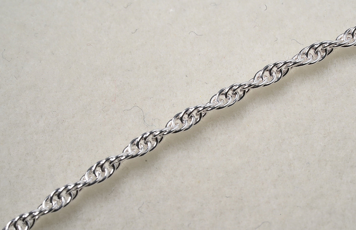 Thin Rope Chain Sterling Silver - Griha Threads & Treasure