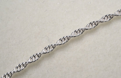 Thin Rope Chain Sterling Silver - Griha Threads & Treasure