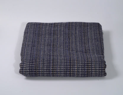 Woven Blue Sheep Wool Shawl