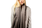 Yak Wool Shawl Scarf Fawn 