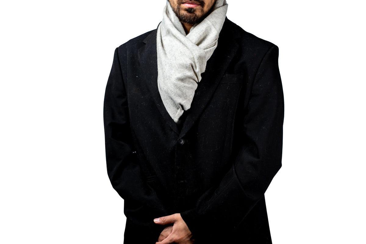 Oat 100% Yak Wool Shawl – Luxury, Soft & Warm