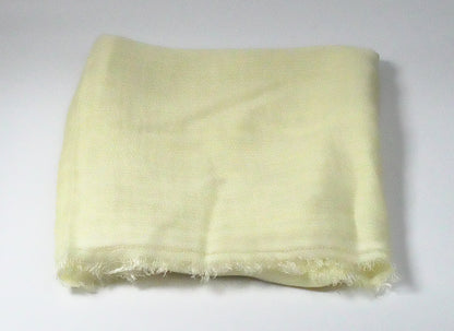 Yellow Cashmere Ring Shawl