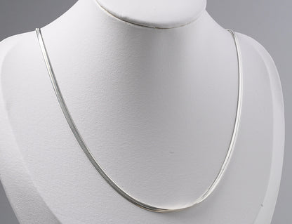 Snake Chain Sterling Silver Thicker - Griha Threads & Treasure
