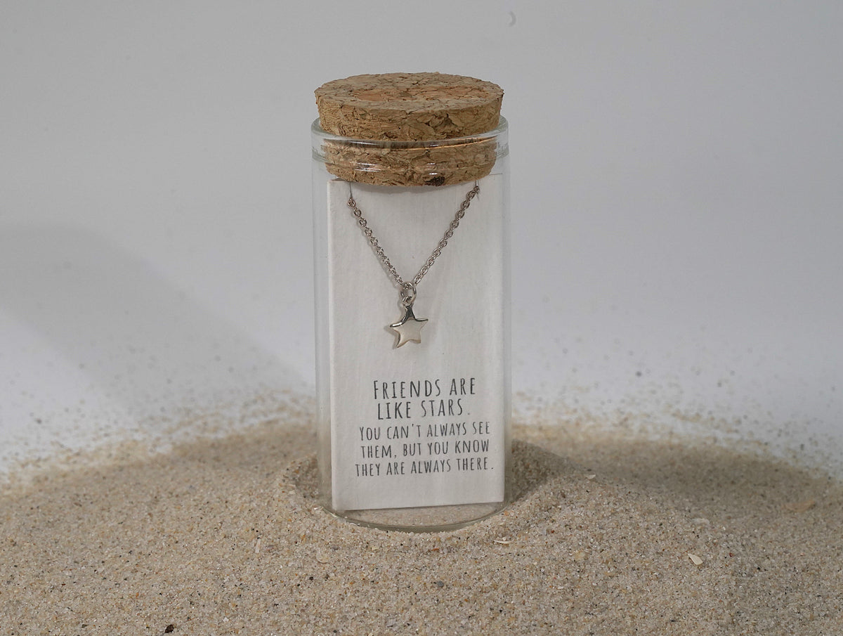 Silver Star Friendship Necklace - Griha Threads & Treasure